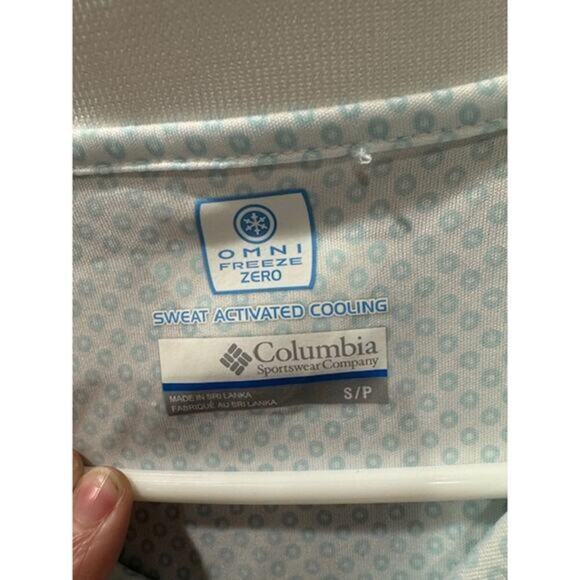 Columbia PFG White Omni Freeze Zero Mens Golf Polo Dallas Cowboys Size S‎ NWT - Picture 4 of 5